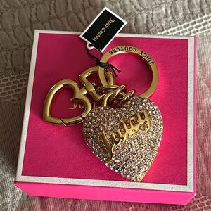 Juicy Couture Heart Key Chain